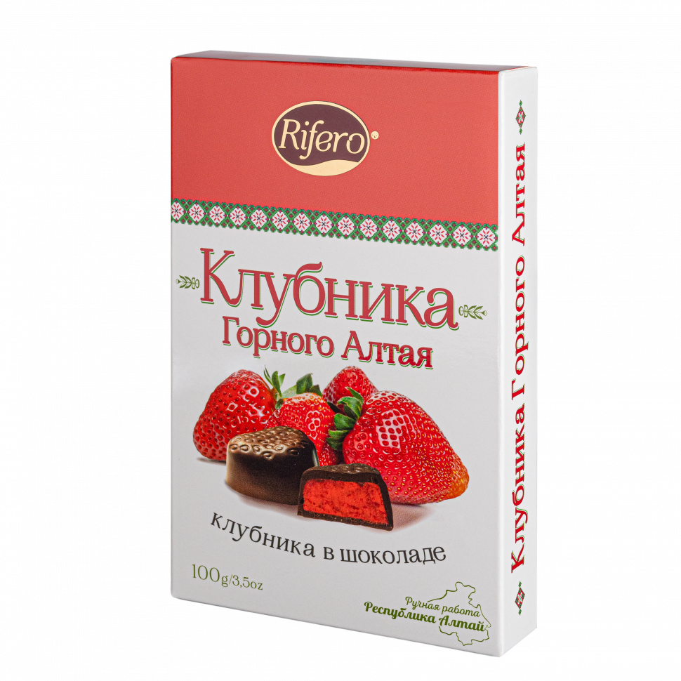  Риф и ко Конфеты "КЛУБНИКА Горного Алтая" 100г        в Туле